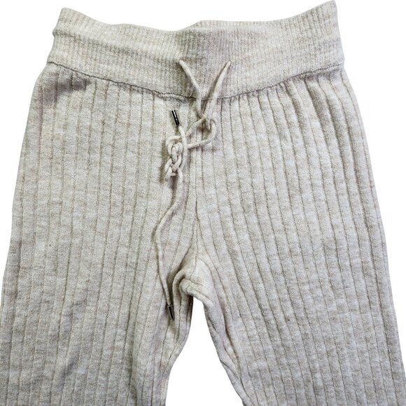 Free People Intimately Ribbed Knit Lounge Pants Beige S - Picture 1 of 9